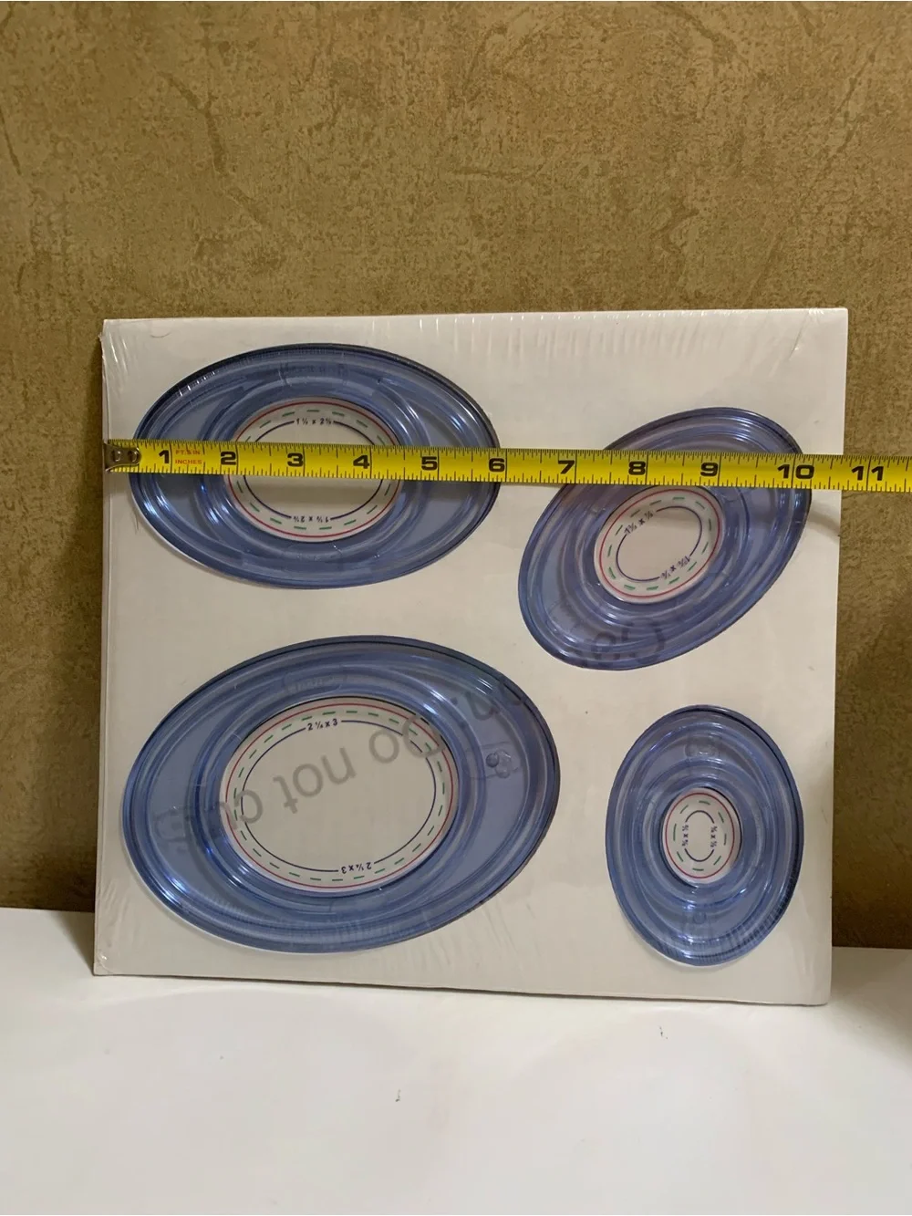 CREATIVE MEMORIES 4 Oval Cutting Patterns & Sizing Templates NEW in Pkg